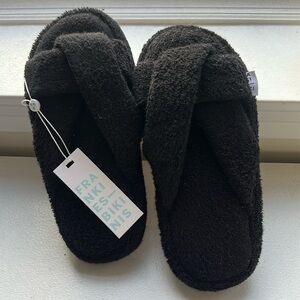 NWT Frankie’s Bikinis Juna Terry Slides Size 7